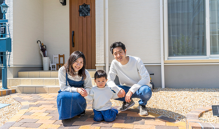 北欧風の家族が明るくなる家