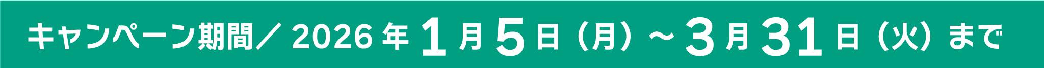 キャンペーン期間